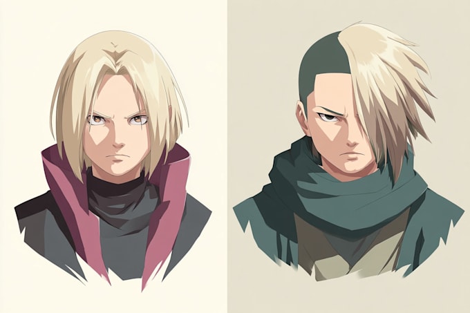 draw anime character art or fanart in procreate