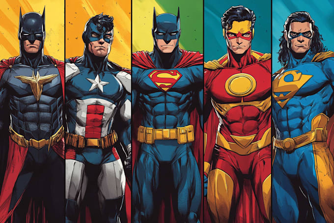 superhero character for comic