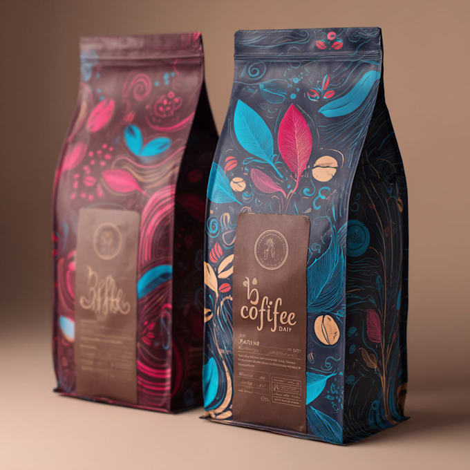 do food packaging and coffee bag packaging bag design