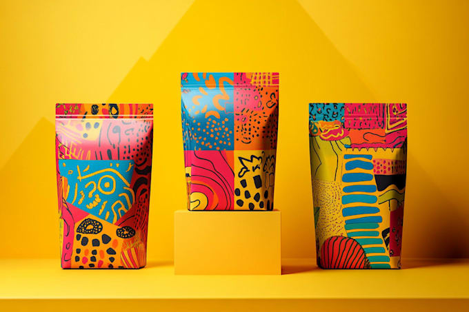do product label design, pouch label product design