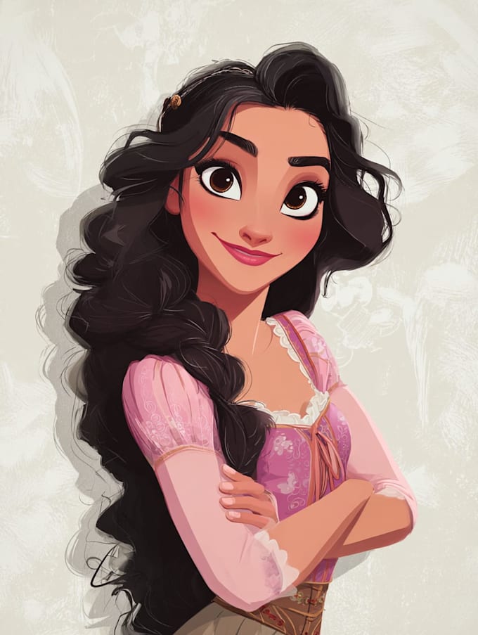 do disney cartoon portrait