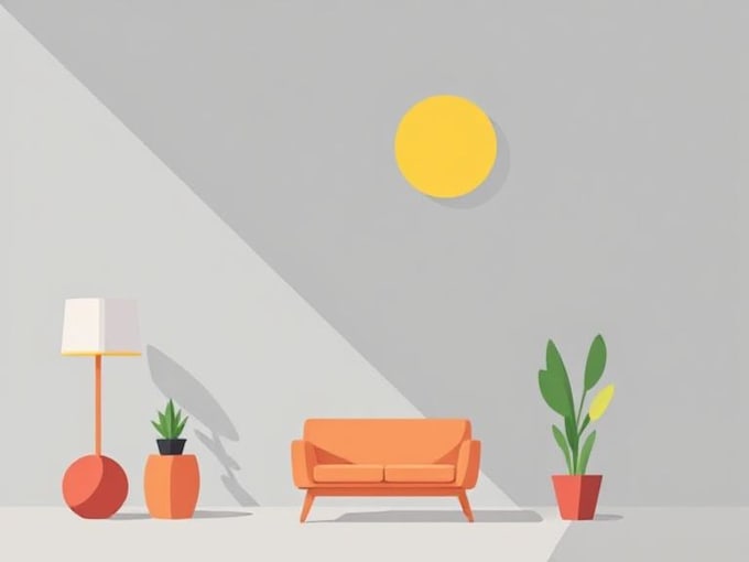 create stylish flat vector illustrations