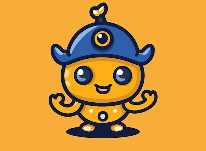 design a unique vector mascot logo