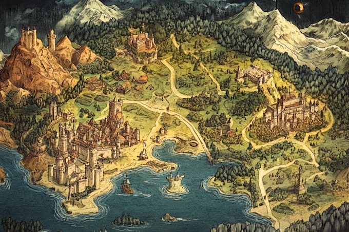 create high quality fantasy maps