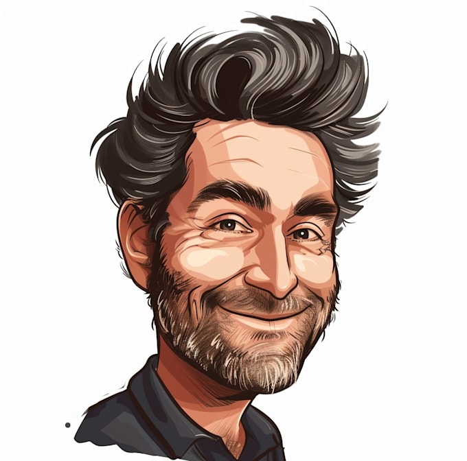 create a cartoon,caricature logo