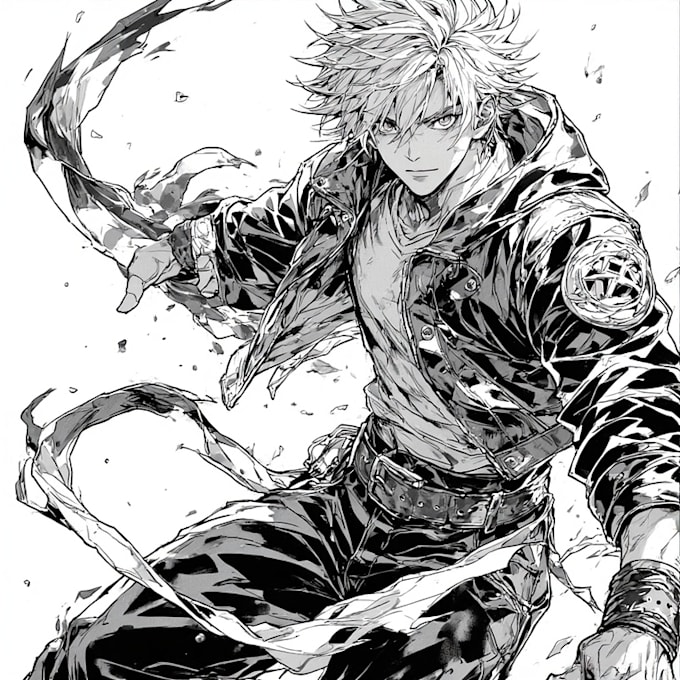 draw epic manga action scenes or panels