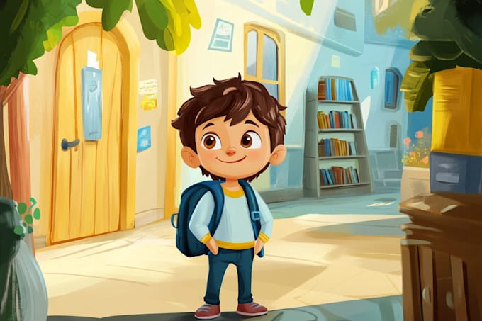 draw illustrations for children book