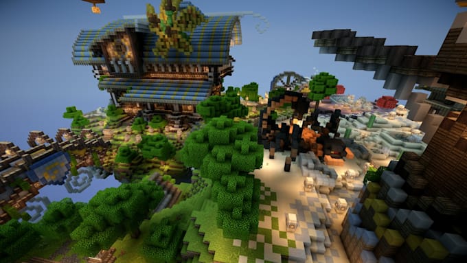 build a spawn, hub, lobby or map for your minecraft server