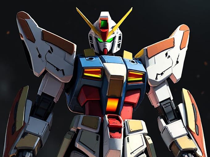 draw gundam, transformer, robot, armor, mecha