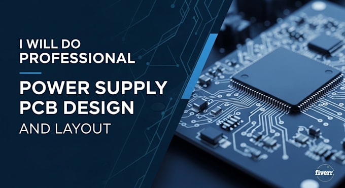 do professional power supply pcb design and layout