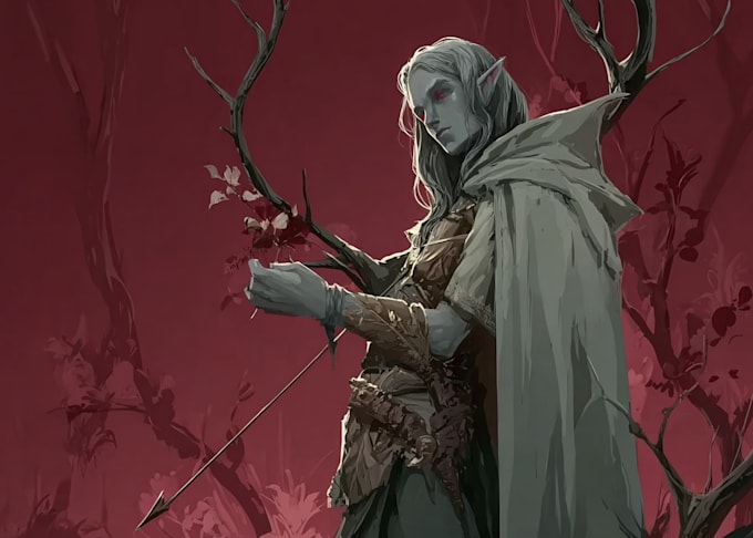dnd character art and dnd character art