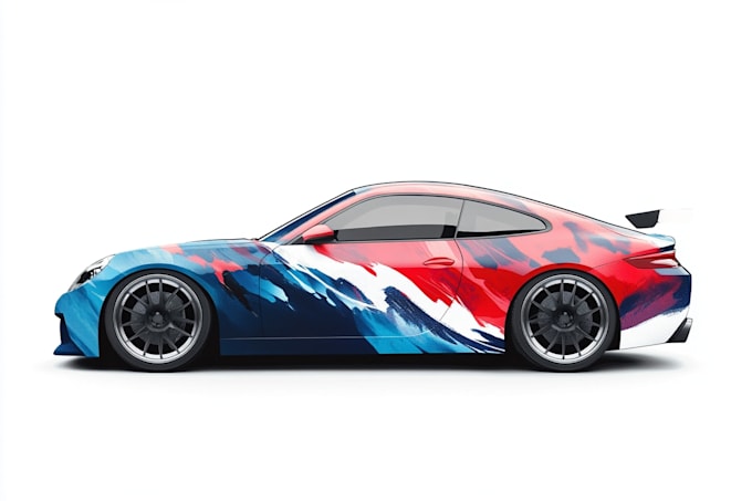 do tesla cybertruck wrap design, truck wrap, van wrap,