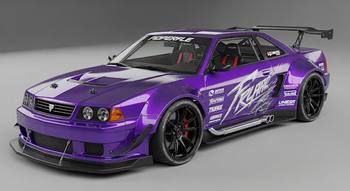 create realistic 3d car model 3d car rendering gta v fivem car design rc model