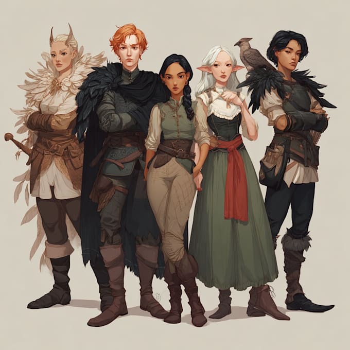 dnd, fantasy character and dnd character