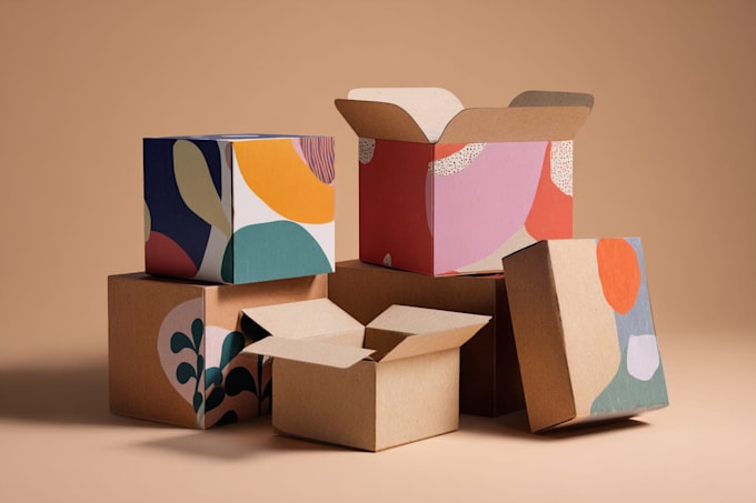 do box design, mailer subscription box design and mockup