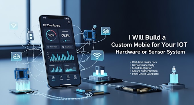 build a custom mobile app for your iot hardware or sensor systemy