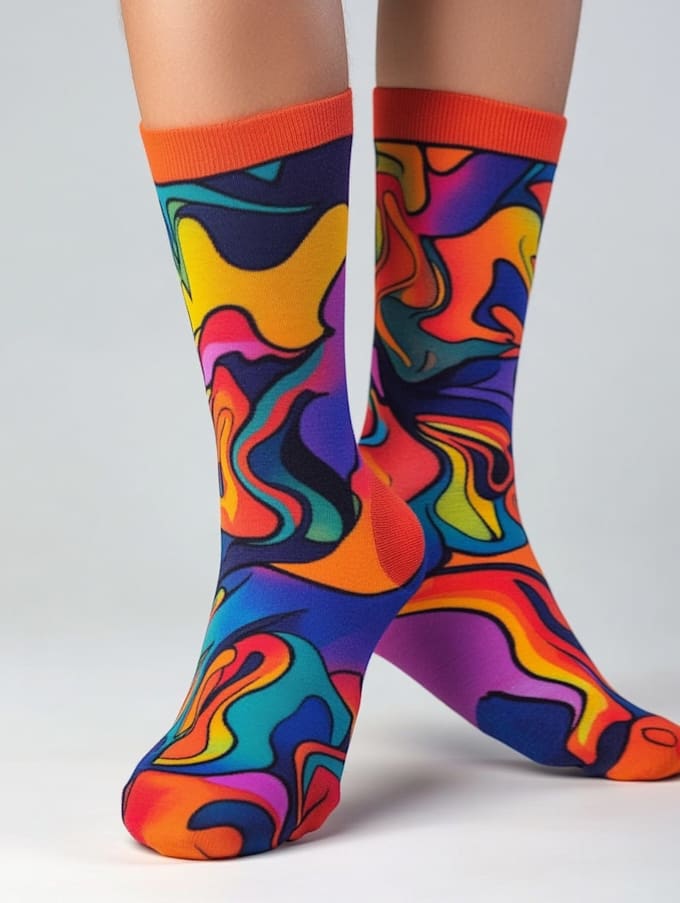 make a custom and pattern socks design