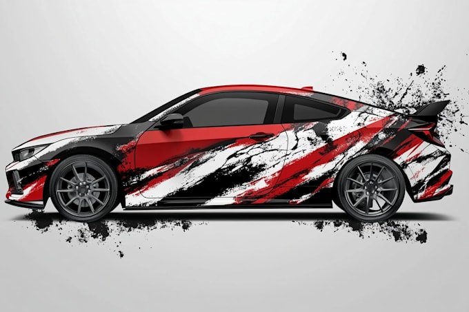 design high quality car wrap and vehicle wrap