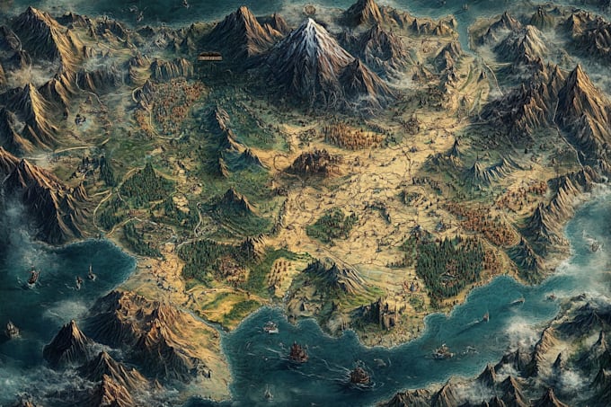 create a map into fantasy map