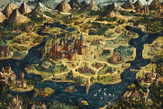 create your fantasy city map