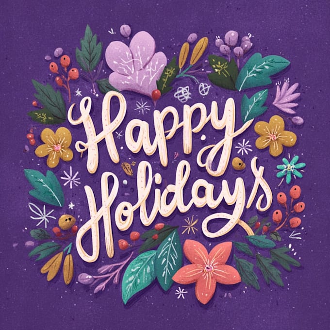create cute greeting cards with lettering and illustrations