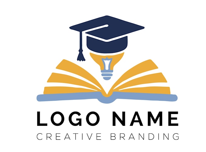 do modern college institute, academy logo design