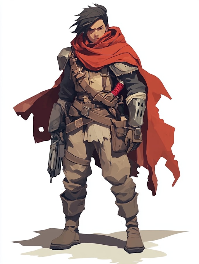draw 2d game character or 2d game character