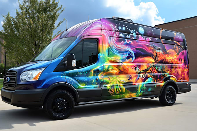 do car, van wrap design