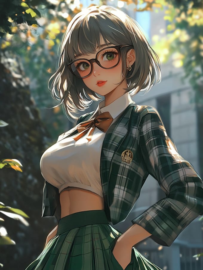 do a anime character