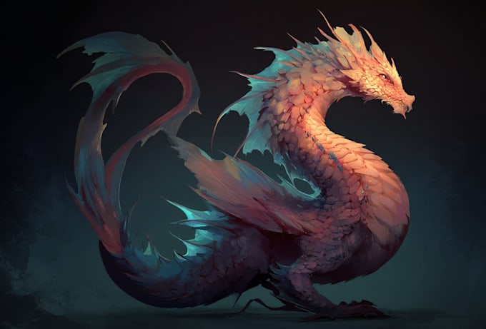 create dragon conceptual design for you
