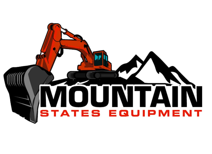 design creative eye catching construction excavation logo design