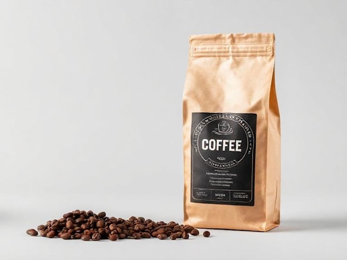 design coffee packaging, coffee bag , coffee label