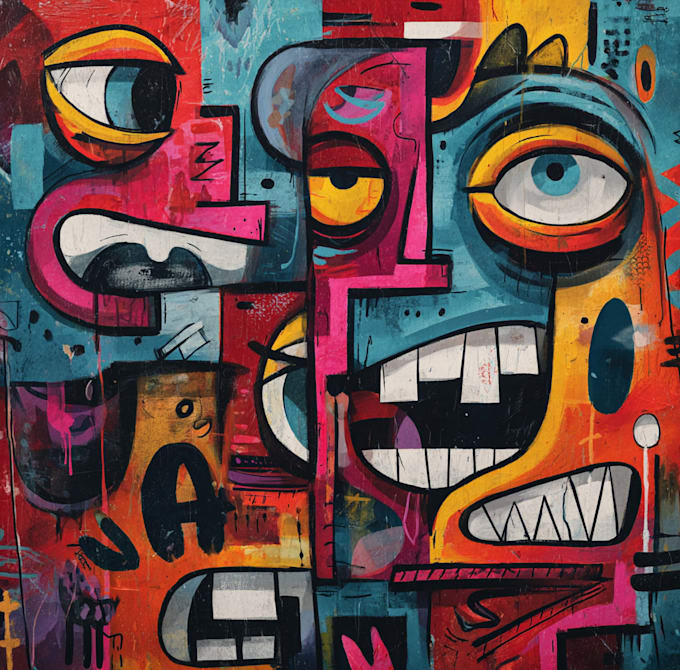 do illustration expresionism art, graffity, abstract