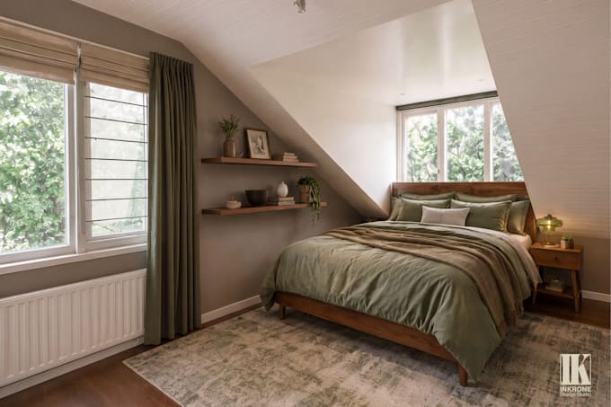 do residential realistic interior design, 3d visualization for real estate