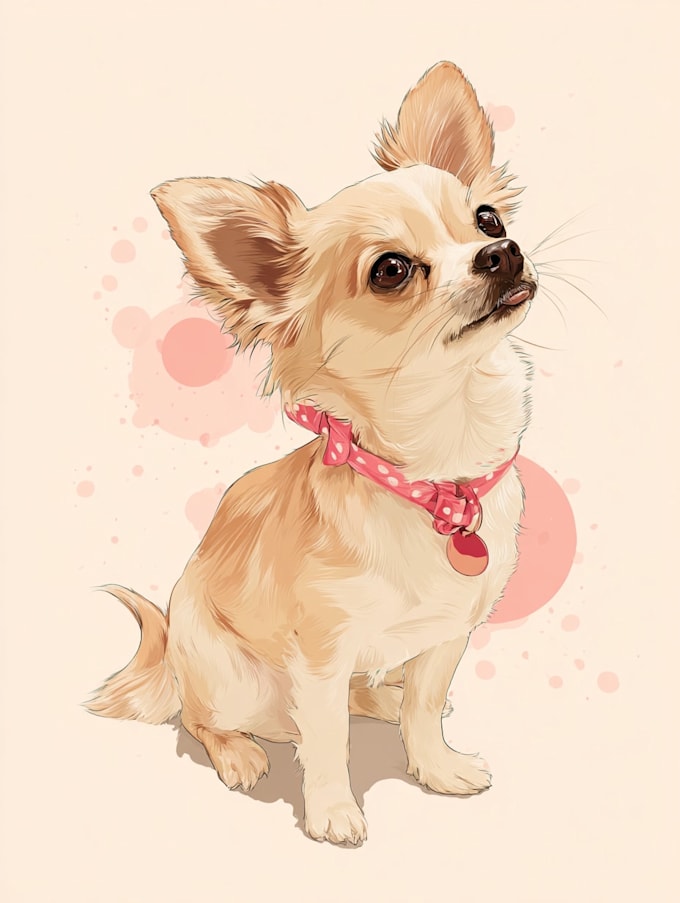 a custom disney pet portrait