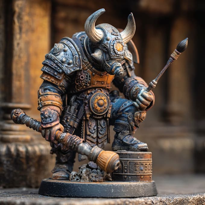 paint warhammer 40k character and creature