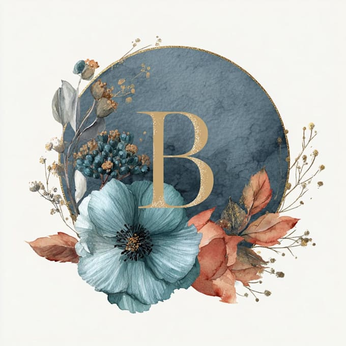 design a watercolor logo