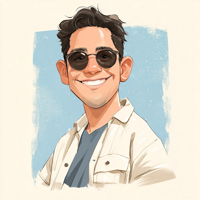 make cartoon caricature, avatar