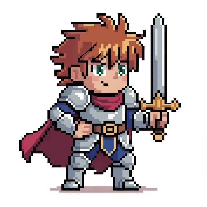 draw 2d game character or 2d game character