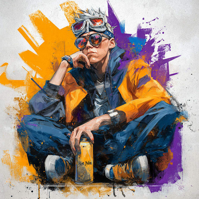 do illustration expresionism art, graffity, abstract