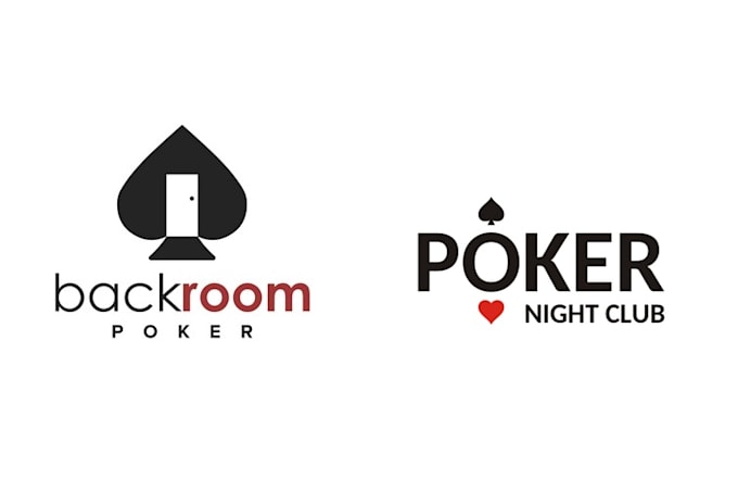 make unique elegant poker logo and poker chip design