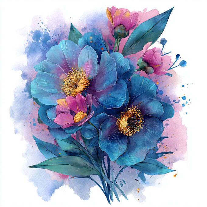 do watercolor tattoo design