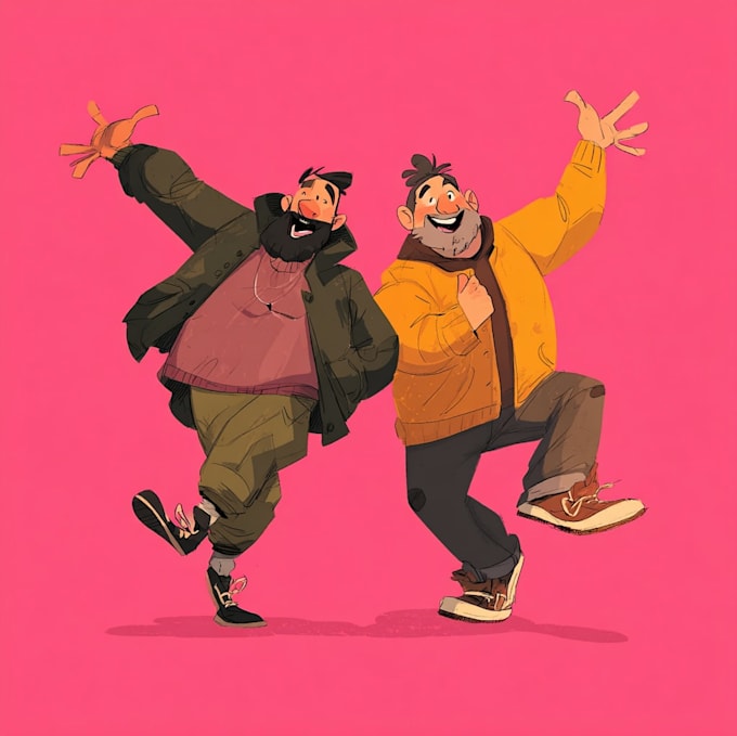 draw an awesome funny scene