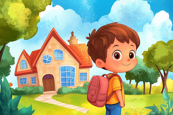 illustrate children picture book illustration