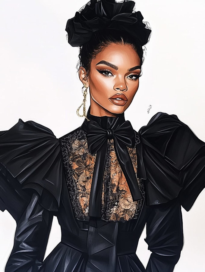 Do fashion illustration for your designs by Maximlianomars | Fiverr