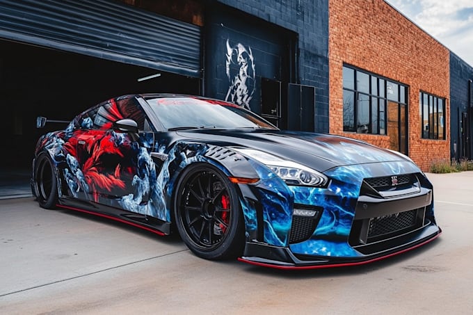 do clean and professional car wrap, vehicle wrap design