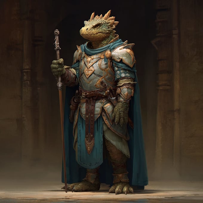 draw your dungeon and dragons or sci fi character