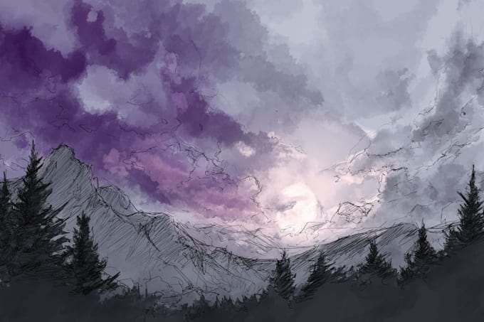 do a highly detailed graphic line art and sketch