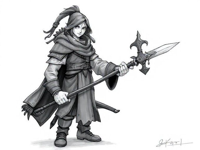 draw your rpg character