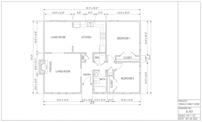 do 2d floor plan autocad floor plan architecture house plans permit plan design